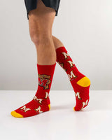 TCK socks Maryland Terrapins Mayhem Crew Socks (Made in USA)