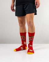 TCK socks Maryland Terrapins Mayhem Crew Socks (Made in USA)