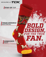 TCK socks Maryland Terrapins Mayhem Crew Socks (Made in USA)