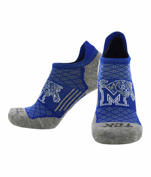 Memphis Tigers No Show Tour Socks - Made in USA
