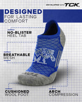 Memphis Tigers No Show Tour Socks - Made in USA