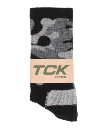 TCK socks Merino Wool Hiking Socks For Men & Women - Camo
