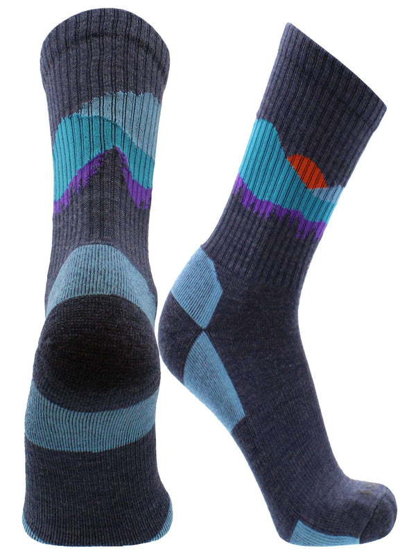 TCK socks Merino Wool Hiking Socks For Men & Women - Sunset