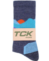 TCK socks Merino Wool Hiking Socks For Men & Women - Sunset