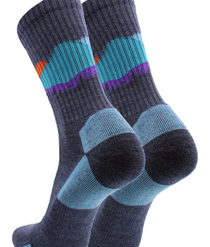 TCK socks Merino Wool Hiking Socks For Men & Women - Sunset