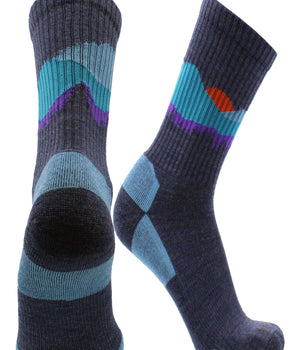 TCK socks Merino Wool Hiking Socks For Men & Women - Sunset