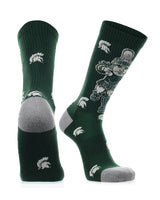 Michigan State Spartans Mayhem Crew Socks (Imported)