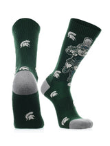 Michigan State Spartans Mayhem Crew Socks (Imported)