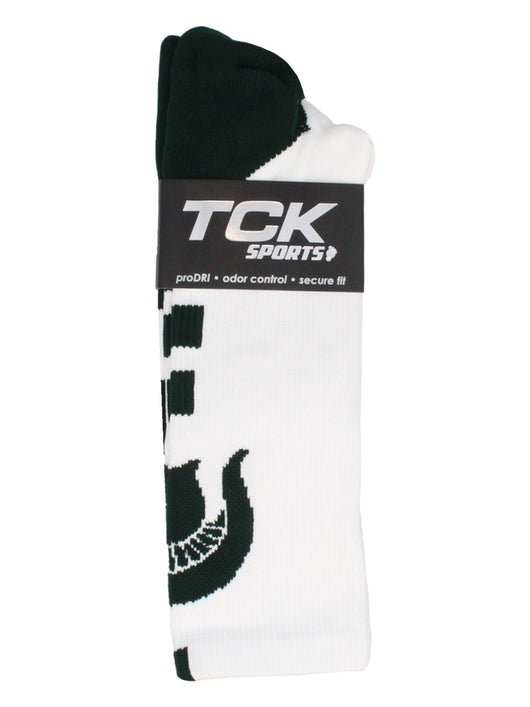 TCK socks Michigan State Spartans Baseline Crew Socks