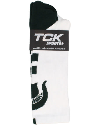 TCK socks Michigan State Spartans Baseline Crew USA Made