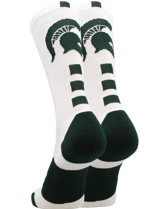 TCK socks Michigan State Spartans Baseline Crew USA Made