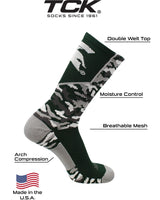 TCK socks Michigan State Spartans Camo Crew Socks
