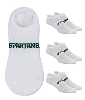 TCK socks Michigan State Spartans / One Size TCK Michigan State Spartans No Show Liner Socks (3-Pack)