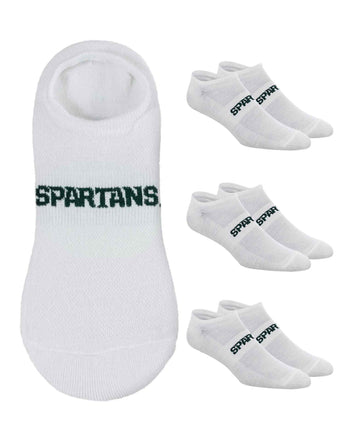 TCK socks Michigan State Spartans / One Size TCK Michigan State Spartans No Show Liner Socks (3-Pack)