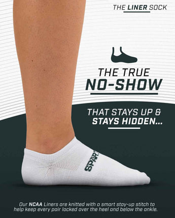 TCK socks Michigan State Spartans / One Size TCK Michigan State Spartans No Show Liner Socks (3-Pack)