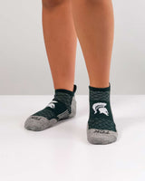 TCK socks Michigan State Spartans Tour No Show Tab Socks - Made in USA