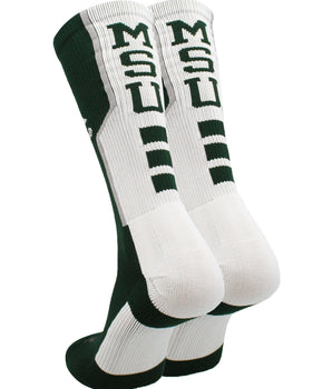TCK socks Michigan State University Spartans Socks Perimeter Crew