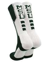 TCK socks Michigan State University Spartans Socks Perimeter Crew