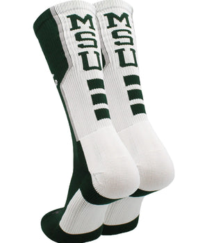 TCK socks Michigan State University Spartans Socks Perimeter Crew