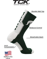TCK socks Michigan State University Spartans Socks Perimeter Crew
