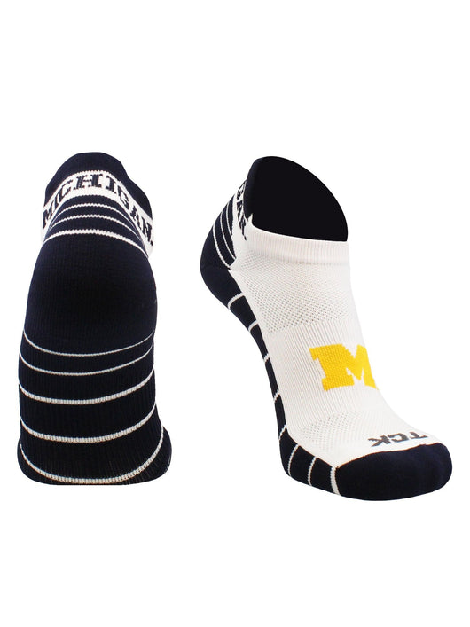 TCK socks Michigan White/Blue/Maize / Large Michigan Wolverines Golf Socks
