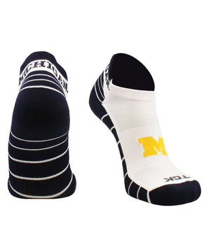 TCK socks Michigan White/Blue/Maize / Large Michigan Wolverines Golf Socks