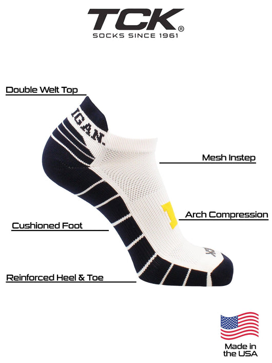 TCK socks Michigan Wolverines Golf Socks