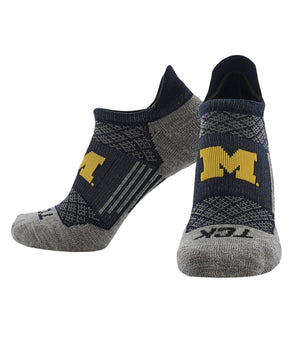 TCK socks Michigan Wolverines / Large Michigan Wolverines No Show Tour Socks