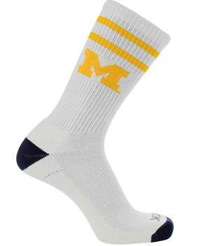 TCK socks Michigan Wolverines / Large Michigan Wolverines | Vintage | NCAA Mens and Womens Soft Cotton Sock