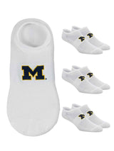 TCK socks Michigan Wolverines / One Size TCK Michigan Wolverines No Show Liner Socks (3-Pack)