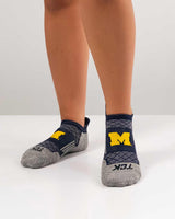 TCK socks Michigan Wolverines Tour No Show Tab Socks - Made in USA