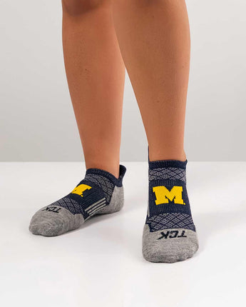 TCK socks Michigan Wolverines Tour No Show Tab Socks - Made in USA