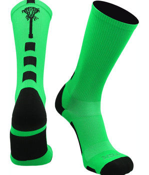 TCK socks Midline Lacrosse Logo Crew Socks