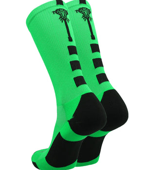 TCK socks Midline Lacrosse Logo Crew Socks