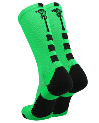 TCK socks Midline Lacrosse Logo Crew Socks