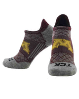 TCK socks Minnesota Golden Gophers / Large Minnesota Golden Gophers Tour No Show Tab Socks - Made in USA