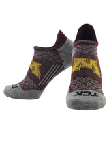 TCK socks Minnesota Golden Gophers / Large Minnesota Golden Gophers Tour No Show Tab Socks - Made in USA