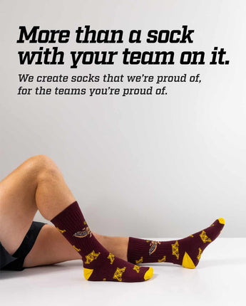 TCK socks Minnesota Golden Gophers Mayhem Crew Socks (Made in USA)