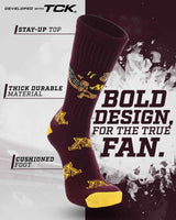 TCK socks Minnesota Golden Gophers Mayhem Crew Socks (Made in USA)
