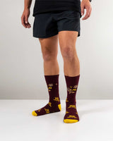 TCK socks Minnesota Golden Gophers Mayhem Crew Socks (Made in USA)
