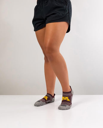 TCK socks Minnesota Golden Gophers Tour No Show Tab Socks - Made in USA