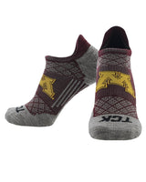TCK socks Minnesota Golden Gophers Tour No Show Tab Socks - Made in USA