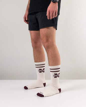 TCK socks Mississippi St. Bulldogs / Large Mississippi St. Bulldogs | Vintage | NCAA Mens and Womens Soft Cotton Sock