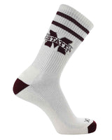 TCK socks Mississippi St. Bulldogs / Large Mississippi St. Bulldogs | Vintage | NCAA Mens and Womens Soft Cotton Sock