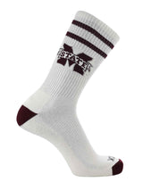 TCK socks Mississippi St. Bulldogs / Large Mississippi St. Bulldogs | Vintage | NCAA Mens and Womens Soft Cotton Sock