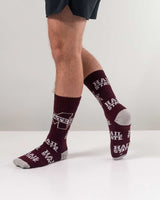 TCK socks Mississippi State Bulldogs Mayhem Crew Socks (Made in USA)
