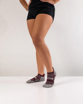 Mississippi State Bulldogs No Show Tour Socks - Made in USA