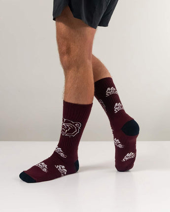 TCK socks Missouri State Bears Mayhem Crew Socks (Made in USA)