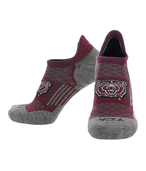 TCK socks Missouri State Bears / Medium Missouri State Bears Tour No Show Tab Socks - Made in USA