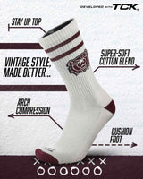 TCK socks Missouri State Bears | Vintage | NCAA Mens and Womens Soft Cotton Sock